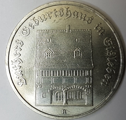 5 Mark 1983 Eisleben Luther's birthplace