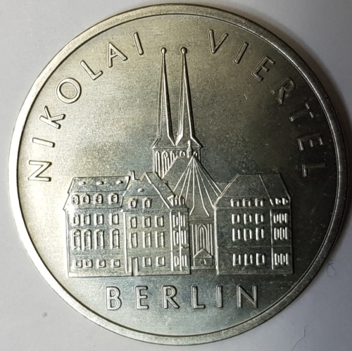5 Mark 1987 Berlin Nikolai Viertel