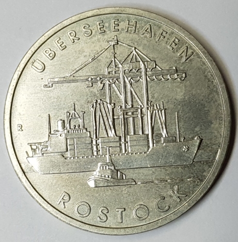 5 Mark 1988 Rostock Überseehafen