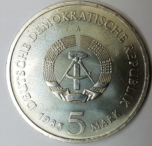 5 Mark 1985 Dresden Zwinger