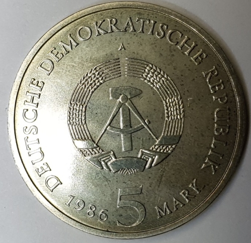 5 Mark 1986 Potsdam Neues Palais