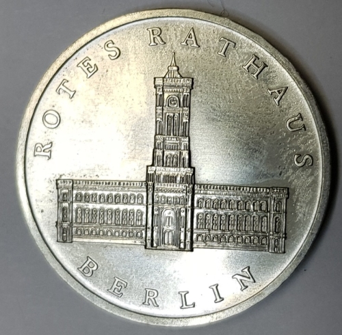 5 Mark 1987 Berlin Rote Rathaus