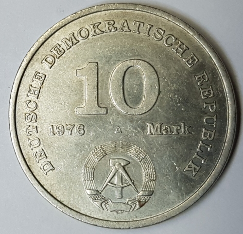 10 Mark 1976 20 Jahre NVA