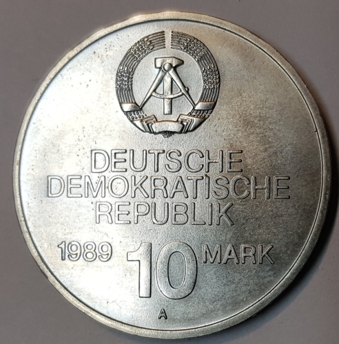 10 Mark 1989 40 Jahre RGW