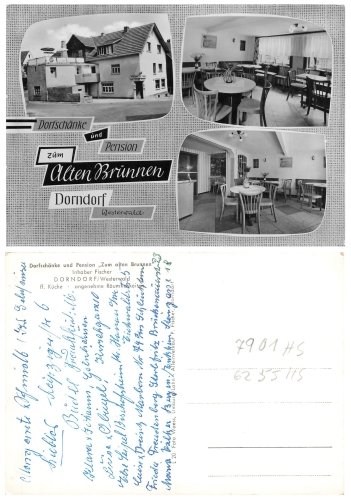 65599 Dorndorf Westerwald Dorfschaenke To the old well around 1960