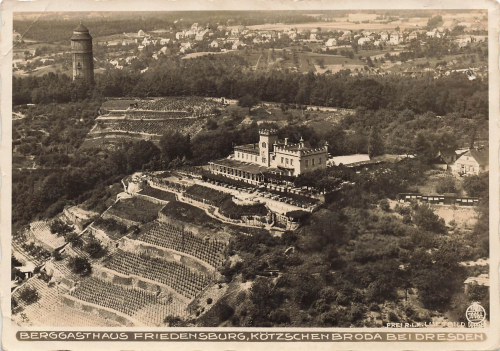 01445 Koetzschenbroda Radebeul Gasthaus Friedensburg Hahn-Foto10084