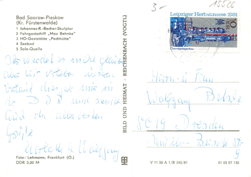 15526 Bad Saarow Pieskow o ca.1985
