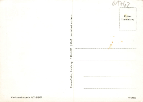 01744 Schmiedeberg Erzgebirge Ferienheim Ernst Thälmann  * 1967