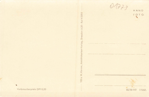 01773 Altenberg Erzgebirge Raupennest * 1963