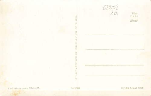 08393 Schönberg am Kapellenberg Vogtland Mehrbildkarte * 1962