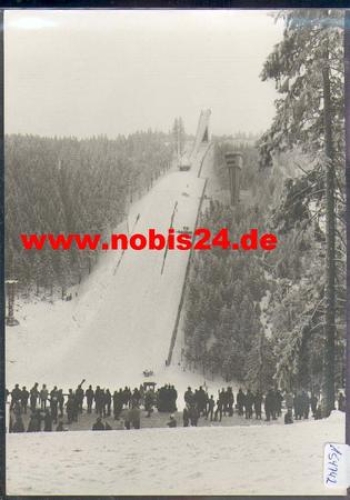 98559 Oberhof Schanze am Rennsteig Winter *ca. 1965