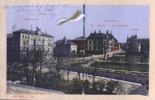 09212 Limbach, community school, district court, Hotel Hirsch, war memorial o January 28, 1919