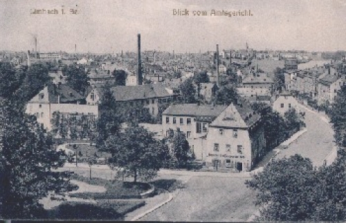 09212 Limbach View from the district court, * approx. 1910