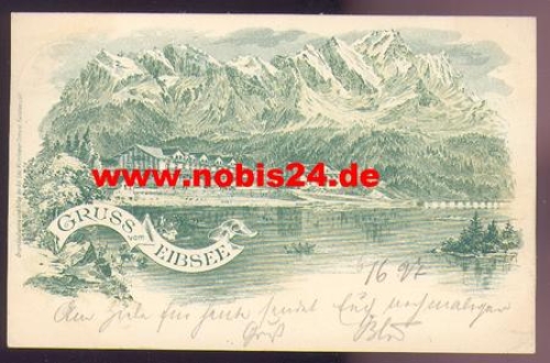 82491 Eibsee Federlitho o 8.6.1896