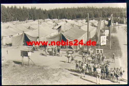 Pioneer tent camp in the GDR *ca. 1950