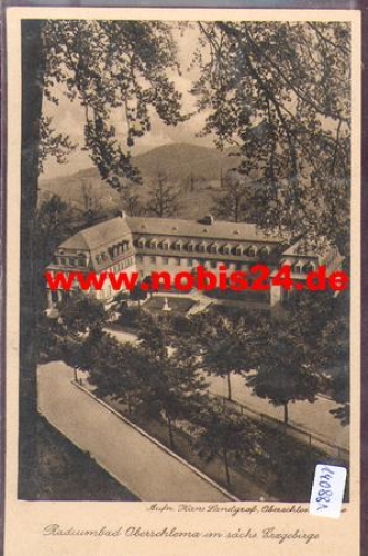 08301 Oberschlema radium bath advertising card *approx. 1930