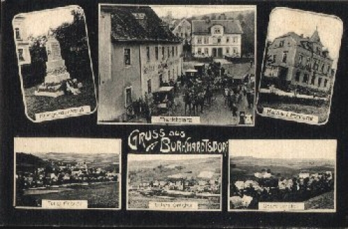 09235 Burkhardtsdorf Postamt o 13.6.1911