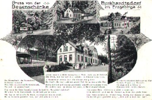 09235 Burkhardtsdorf Besenschanke Litho o 1935