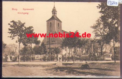 03096 Burg Spreewald Kirchgang *1910