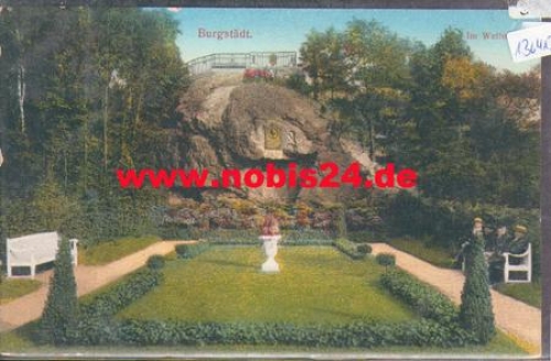 09217 Burgstadt Wettinhain gebr. ca. 1920