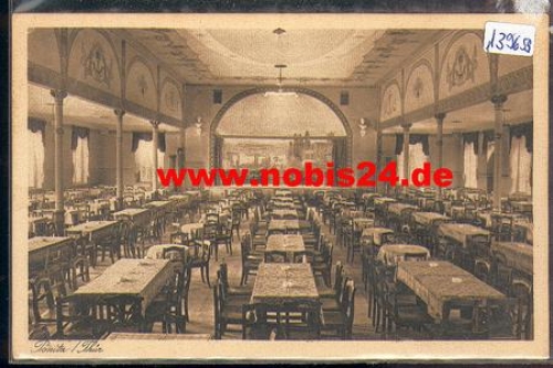 04639 Ponitz Gasthof Innenraum *ca. 1920