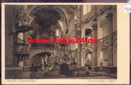 96231 Bad Staffelstein Basilica of the Fourteen Saints Grace altar and organ *ca. 1920