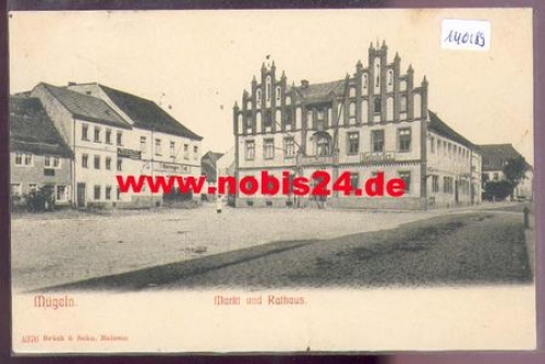 04769 Mügeln, Markt  Rathaus o 30.9.190