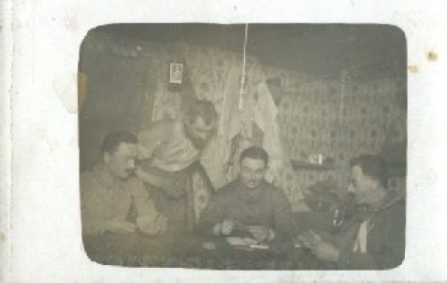 Skat Männer beim Spielen Echtfoto * ca. 1910