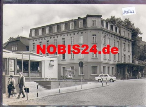 07381 Poessneck HO-Hotel Posthirsch o 5.7.1977