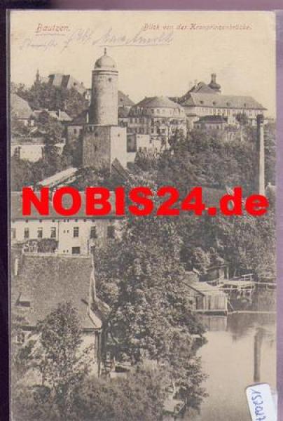 02625 Bautzen von der Kronprinzenbrücke o 15.11.1916