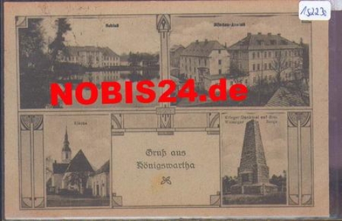 02699 Königswartha o 25.3.1920 Bahnpost Bautzen - Petershain Zug-Nr. 2717
