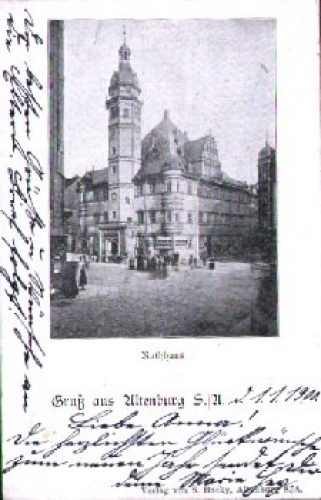 04600 Altenburg Rathaus o 1.1.1900