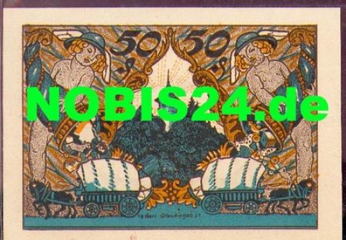 96515 Sonneberg, city emergency money, value 50 pfennigs 1921