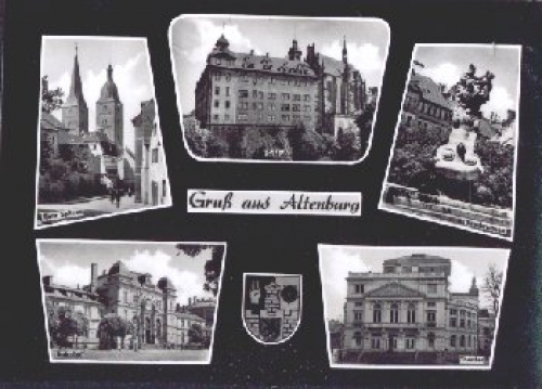 04600 Altenburg Bahnhof Theater *ca. 1960