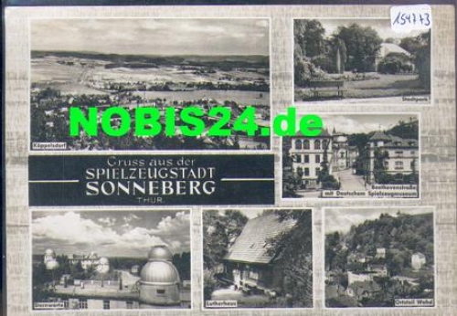 96515 Sonneberg, Gruss aus der Spielzeugstadt o 14.06.1967