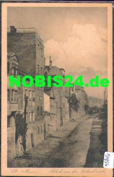 01662 Alt-Meissen von der Schulbrücke *ca. 1920