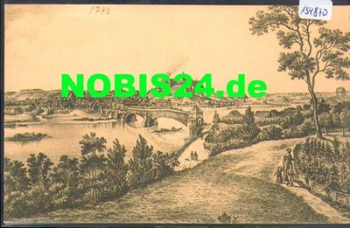 01662 Alt-Meissen Vom Ratsweinberge 1780 *ca. 1920