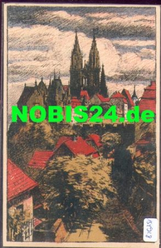 01662 Meissen artist card *approx. 1920