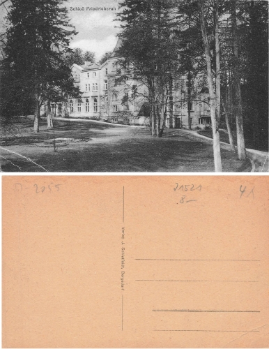 21521 Friedrichsruh Schloss * ca.1920