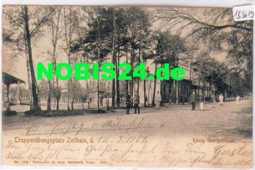 01619 Zeithain, military training area, König Georgstrasse o May 12, 1907
