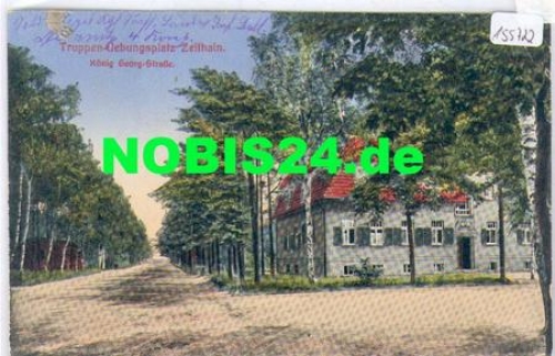 01619 Zeithain, military training area, König Georg-Strasse, gebr. circa 1910