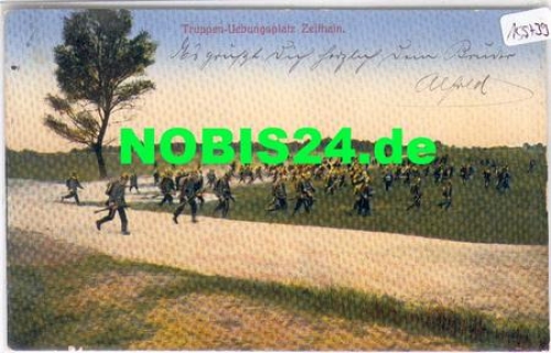 01619 Zeithain, Truppenübungsplatz, Angriff o 18.7.1915