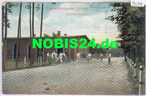 01619 Zeithain, Truppenübungsplatz, Montbe-Strasse o 1.9.1907