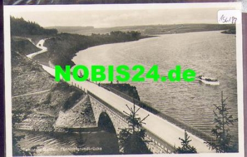 01744  Malter Talsperre Tännichtgrundbrücke Dippoldiswalde *ca. 1950