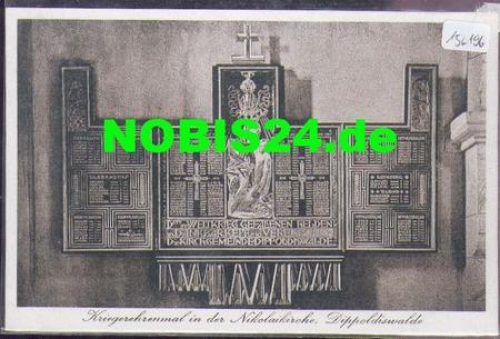 Dippoldiswalde Kriegerdenkmal in der Nikolaikirche *ca. 1930