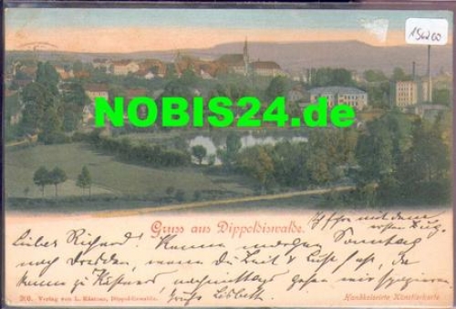 01744 Dippoldiswalde Greetings from ... o 27.07.1901