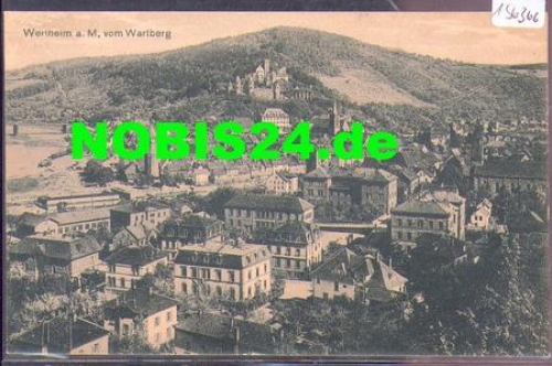 97877 Wertheim vom Wartberg *ca. 1920
