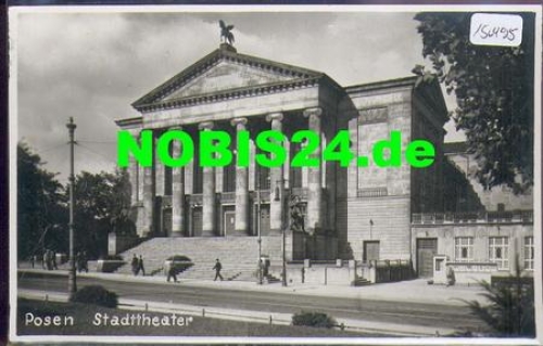 Poznan, City Theater * approx. 1950