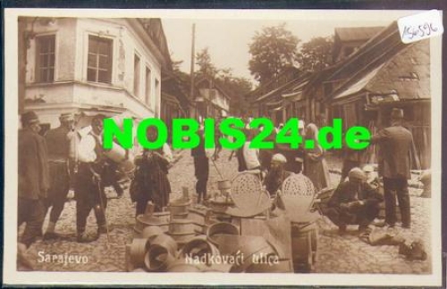 Sarajevo Nadkoviaci street  Cooper market Bosnia-Herzegovina * ca. 1930