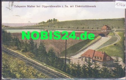 Dippoldiswalde Talsperre Malter mit Elektrizitätswerk o 16.06.1922
